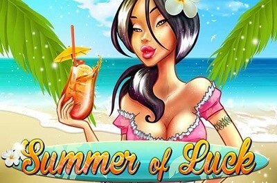 summer of luck slot logo