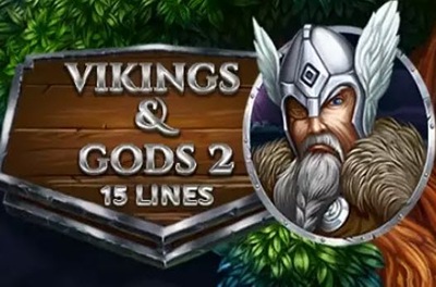 vikings gods 2 15 lines slot logo