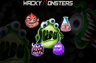 wacky monsters slot logo