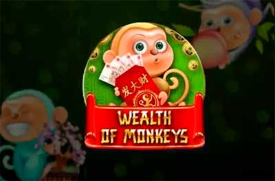 wealth of monkeys slot logo