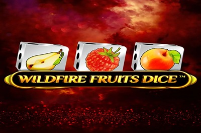 wildfire fruits dice slot logo