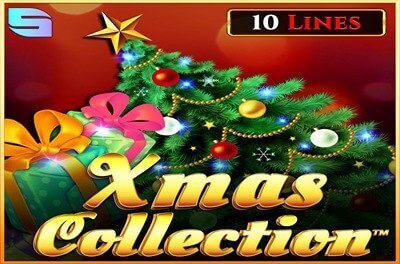 xmas collection 10 lines slot logo