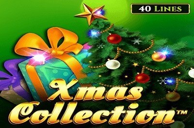 xmas collection 40 lines slot logo