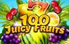 100 juicy fruits slot logo