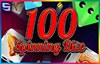 100 spinning dice slot logo