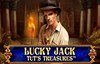lucky jack tuts treasures slot logo