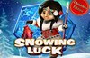 snowing luck christmas edition slot logo