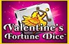 valentines fortune dice slot logo