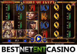Story of Egypt 10 lines slot