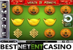 Wealth of monkeys pokie