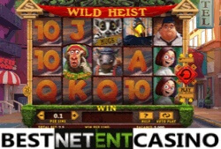 Wild heist slot