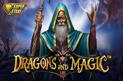 dragons and magic slot logo