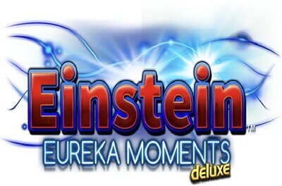 einstein eureka moments deluxe slot logo