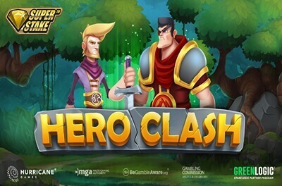 hero clash slot logo