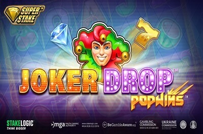 joker drop popwins slot logo