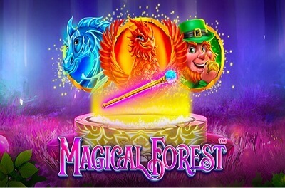 magical forest slot logo