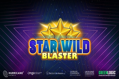 star wild blaster slot logo