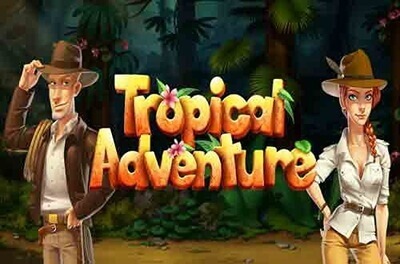 tropical adventure slot logo