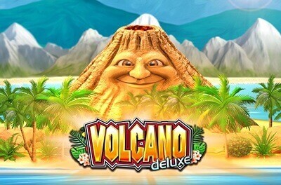 volcano deluxe slot logo