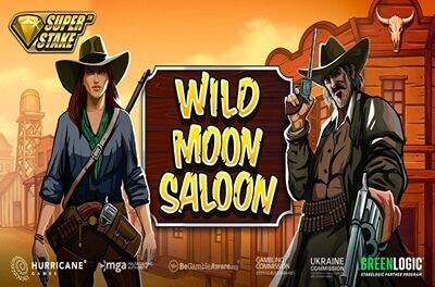 wild moon saloon slot logo