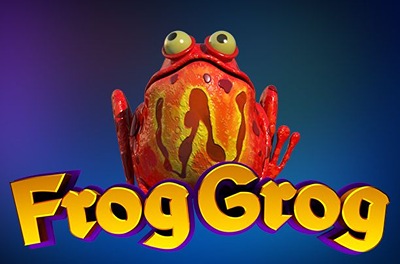 frog grog slot logo