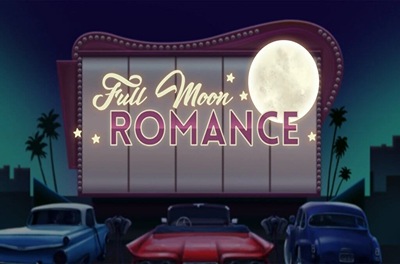 full moon romance slot logo