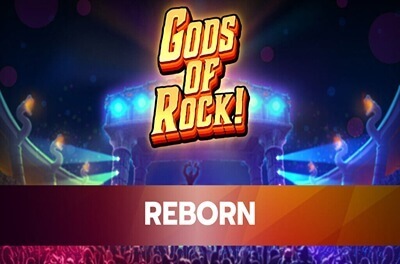 gods of rock reborn slot logo