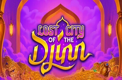 lost city of the djinn slot logo