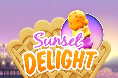 sunset delight slot logo