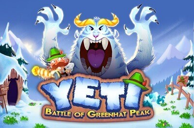 yeti battle of greenhat peak slot logo