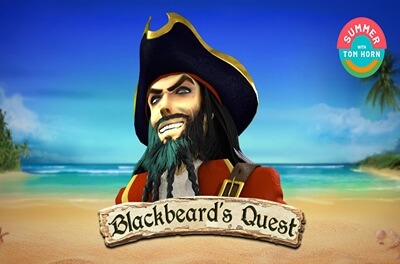 blackbeards quest slot logo