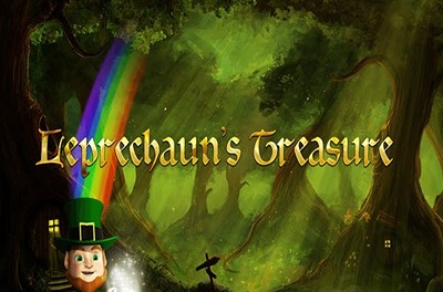 leprechauns treasure slot logo