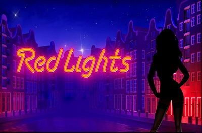 red lights slot logo