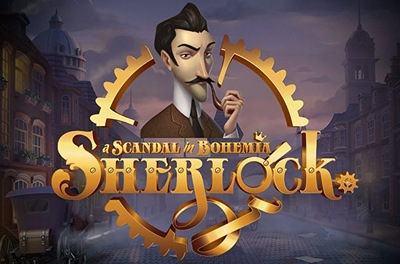 sherlock a scandal in bohemia slot logo