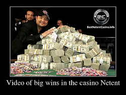 Video of big wins in the casino Netent