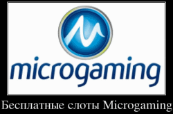 Обзор бесплатных игровых автоматов Microgaming