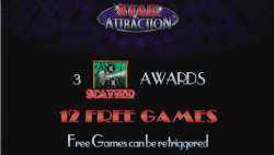 Free Games в слоте Аттракцион Стар