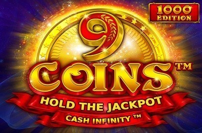 9 coins 1000 edition slot logo