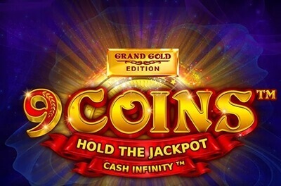 9 coins grand gold edition slot logo