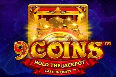 9 coins slot logo