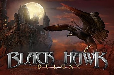 black hawk deluxe slot logo