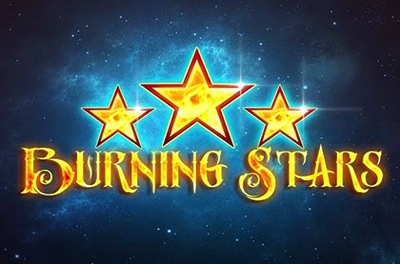 burning stars slot logo