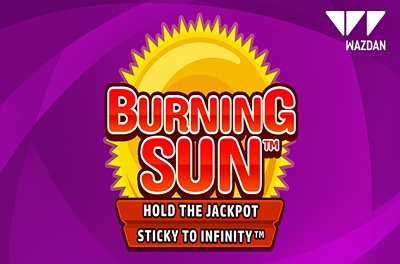 burning sun slot logo