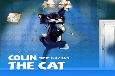 colin the cat slot logo