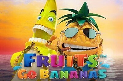 fruits go bananas slot logo