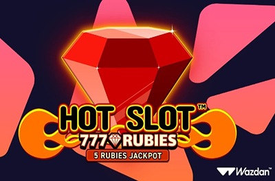 hot slot 777 rubies slot logo