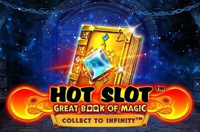 hot slot great book of magic slot logo