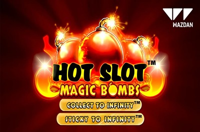 hot slot magic bombs slot logo