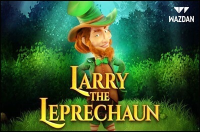 larry the leprechaun slot logo