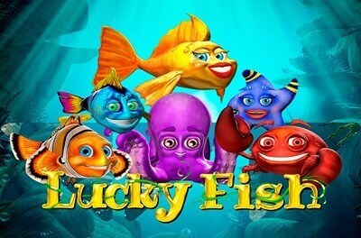 lucky fish slot logo